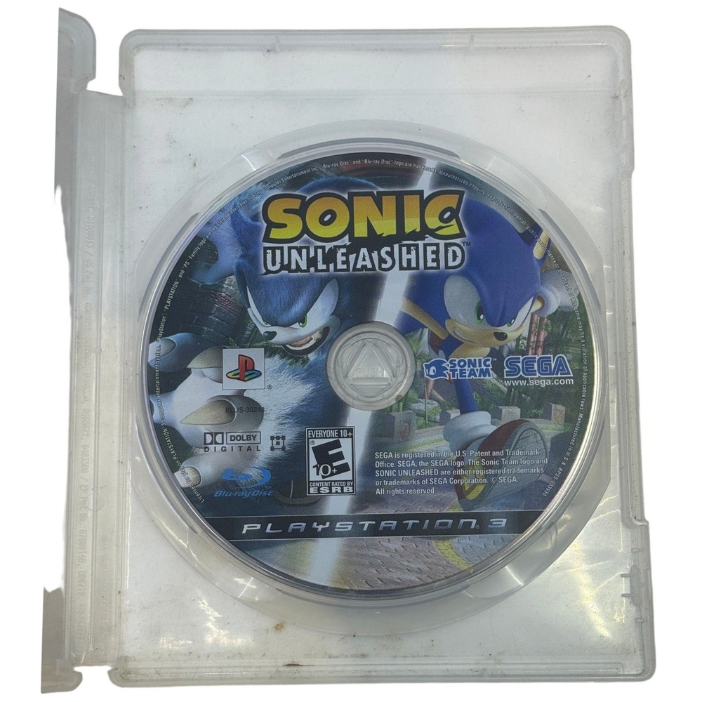 Sonic Unleashed Sony PlayStation 3 PS3 2008 Sega Disc Only